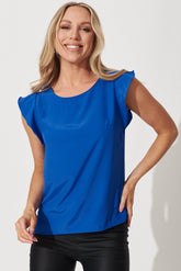 Cobalt Blue Lisa Blouse